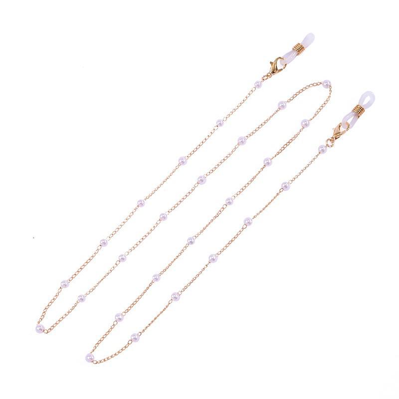 Europäische & Amerikanische Mode Imitation Perlen Brillen Kette - Anti-Drop Nacken Hängeschnur Zubehör