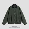 Pure Cotton Jacket for Men's New Jacket American Washable Old Loose Casual Men's Spring and Autumn Clothing
