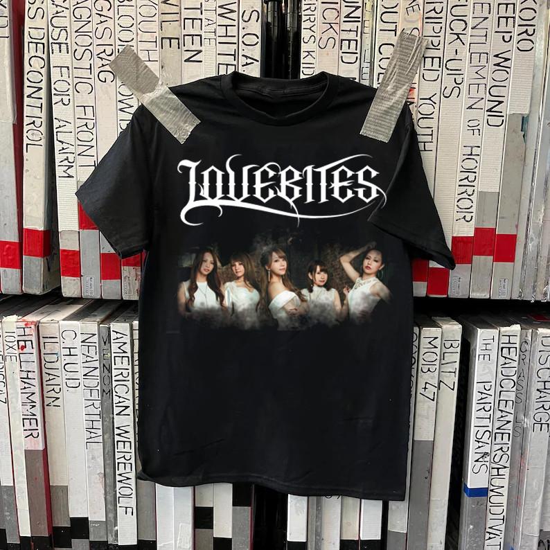 Lovebites Japan Band Black T-shirt Unisex All Sizes VDF153