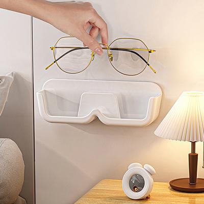 Hängendes Aufbewahrungsregal für Brillen ohne Bohren Selbstklebender Organizer zur Ausstellung von Accessoires