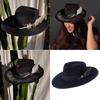 Gentleman Adult Hat Minimalists Breathable Hat Steams Punk Hat Autumn Winter for Social Gatherings