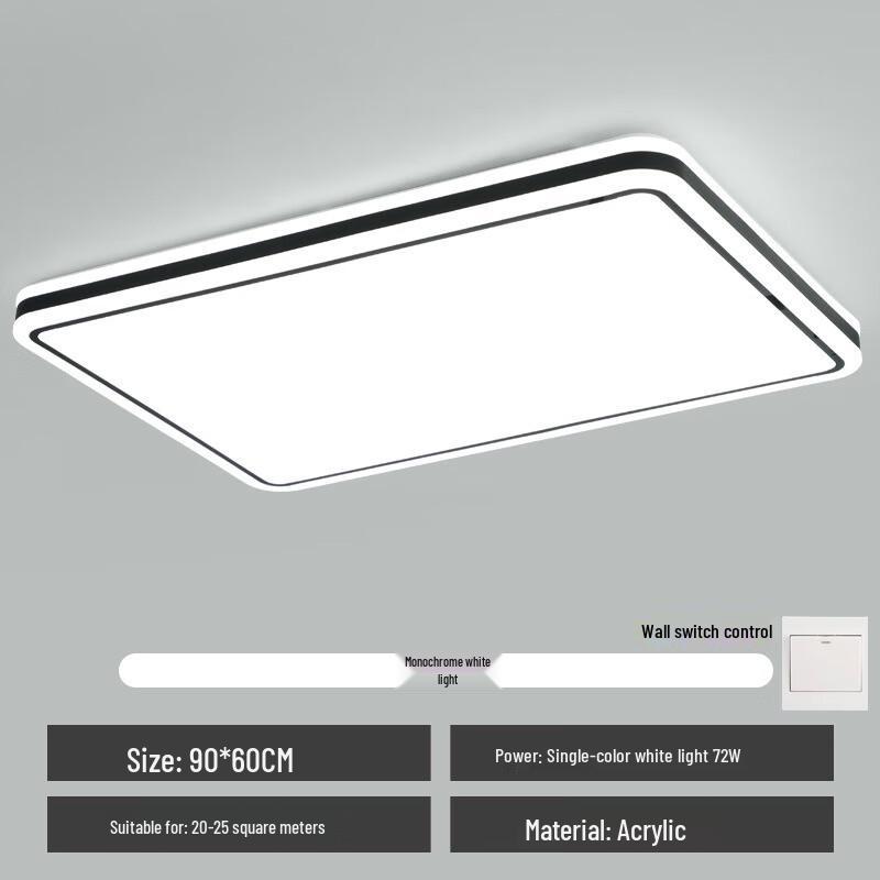 Pailide Spy Shadow Square LED Ceiling Emergency Light