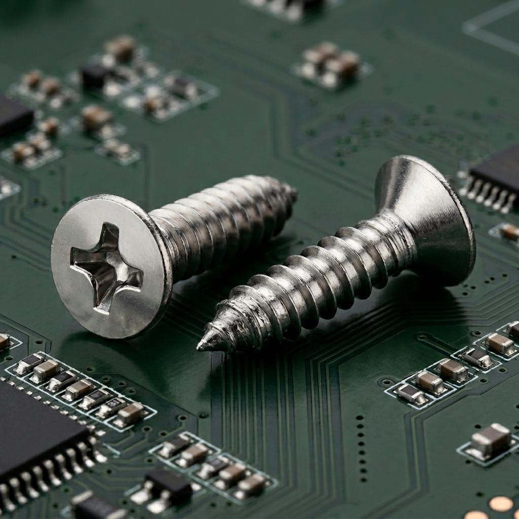100pcs M4 Stainless Steel Nickel Plated Black Cross Recessed Head Self Tapping Screws Hardware