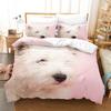 2014 Cute dog Bedding Set Single Twin Full Queen King Size Pet dog Bed Set Teenager Bedroom Duvetcover Sets 3D Print 031