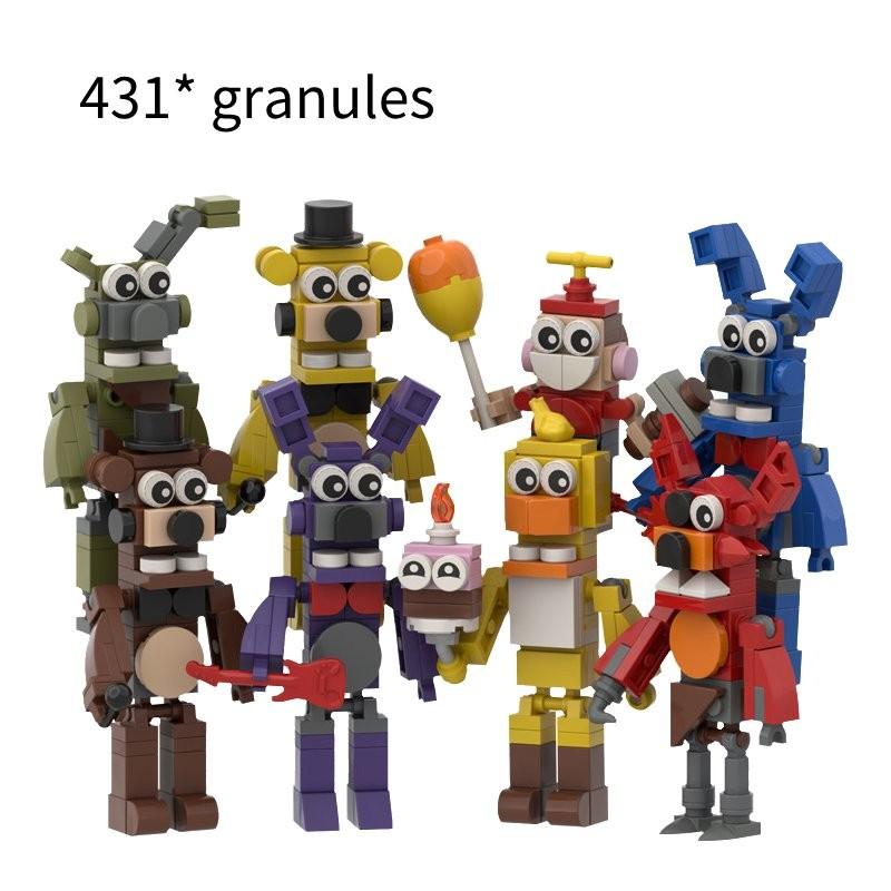 

Пять Ночей у Фредди 8 шт. Сборные Строительные Блоки Игрушки Настольное Украшение