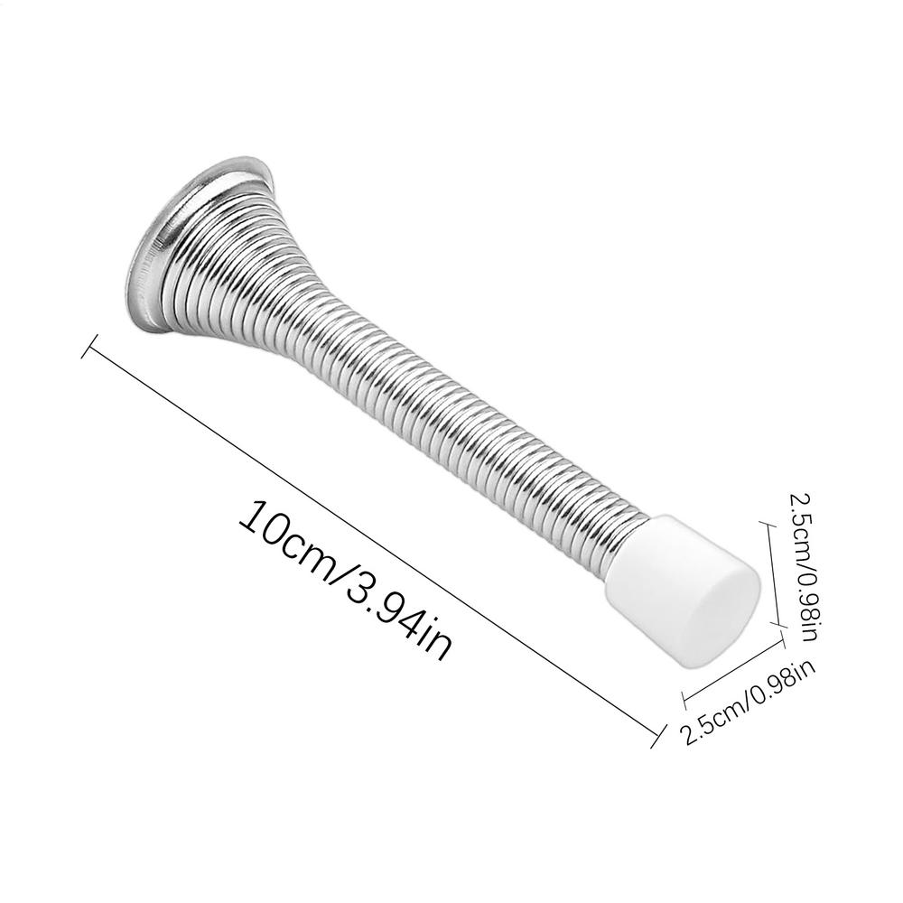 Metal Spring Door Crash Pad Door Handle Guard Stopper Anti-Collision Wall Protector Door Stopper Lock Protective
