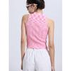 Za2025 Summer New Women clothes Stretch Versitile Fashion Sleeveless round Neck Short Navel Knit vest Top