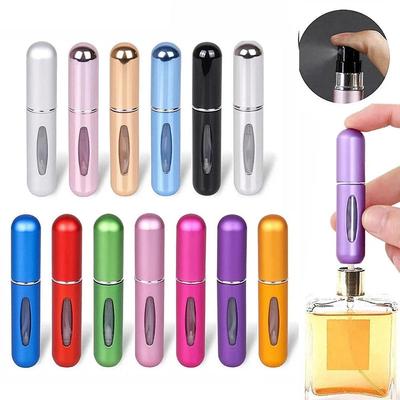 Mini pompa di riempimento inferiore portatile da 5 ml Flacone spray riutilizzabile per profumo Contenitori cosmetici vuoti Bottiglia atomizzatore da viaggio
