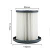 2 Pcs/Set Vacuum Cleaner HEPA Filter Element + Air Filter for Philips FC8720 FC8724 FC8732 FC8734 FC8736 FC8738 FC8740 FC8748