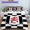 3pcs Football Team (38) Design Cover Set - HD Printed Bedding with 1 Cover and 2 Pillowcases - Perfect for Home and Dorm Decor