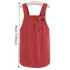 Cotton Kitchen Apron Cross Straps Korean Work Clothes Stylish Home Cooking Apron  Women