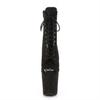 20Cm Front Lace-up Fish Mouth Thin Heel High Heel Low Boots Nightclub Stage Pole Dance High Heel Sole Short Boots YKC