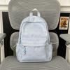 Schoolbag High value niche schoolbag Female college student lightweight backpack Junior high school student bow large capacity backpack