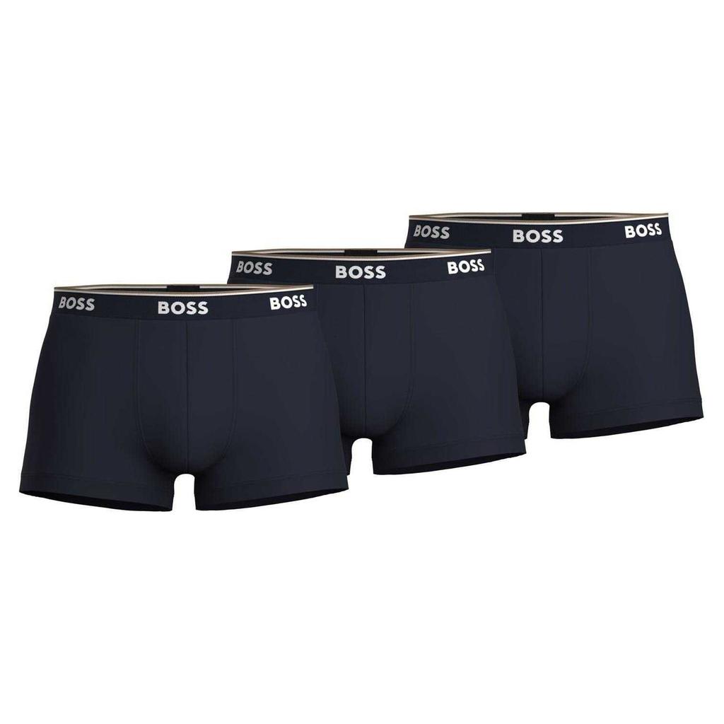 BOSS Mens Bodywear Logo Boxer Shorts (Pack of 3)