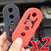 Suportes de Montagem para Tubo de Escape de Carro com 4 Furos Suporte Isolador Borracha Forro do Suporte Preto Vermelho Orelha de Levantamento Suporte do Silenciador 1-2 Peças