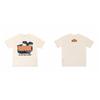 High Street Vintage T-Shirt Couples Loose Fit Crew Neck Short Sleeve Letter Print Casual Top