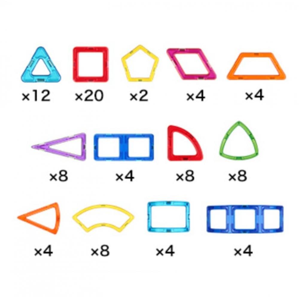 Zestaw kreatywny Bornelund MAGFORMERS [90 elementów] Około 3 lat MF703004J