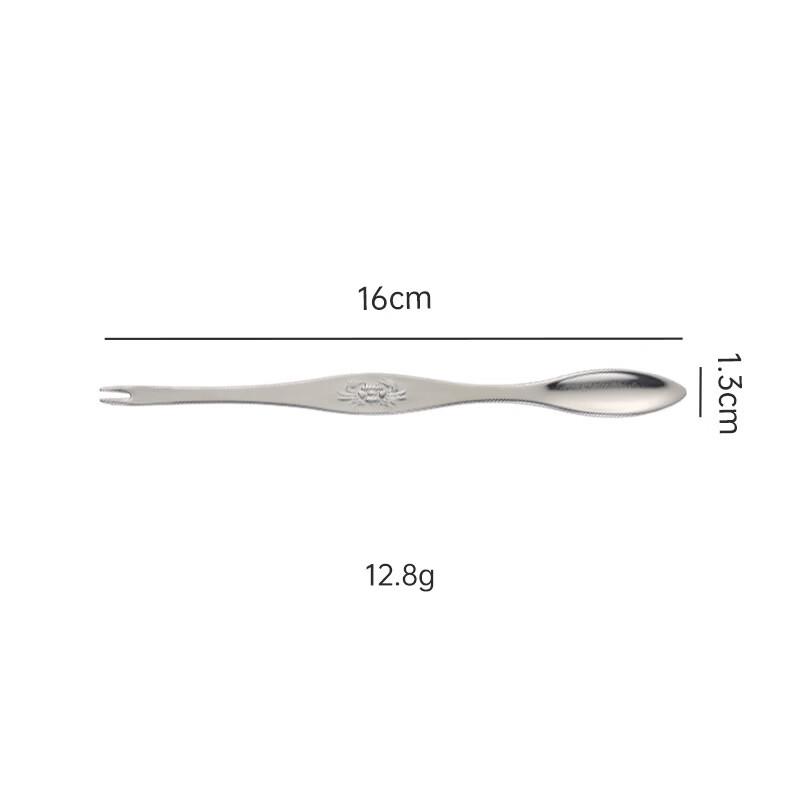 Qianxing 304 Stainless Steel Crab Utensil Set, 20-Piece