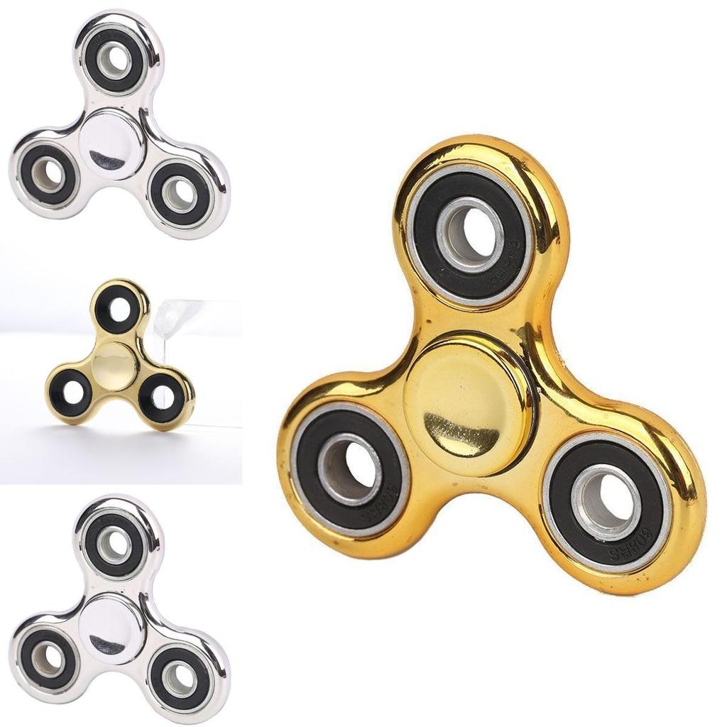 Metal Clover Finger Spinner Toy With Durable Alloy For Stress Relief And Focus Enhancement