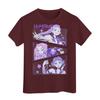 Boys Girls Round Neck Casual Printed Short-sleeved T-shirt Top