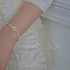 Bracelet Perle Irregulière Forme Spéciale Française Bracelet Femmes Niche Luxe Léger Exquis Doré Demi-Bracelet Bracelet Accessoires