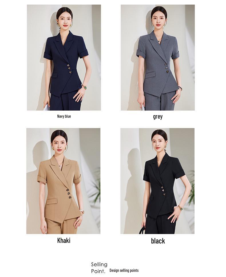 Goddess Style Professional Women's High-End Suit Skirt Set - Elegant Workwear for Mature Women