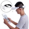 Headband Loupe LED Magnifier 15 Lens Combinations Adjustable LED Lights 8-12 Hours Battery Life 5 Replaceable Lenses