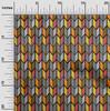 oneOone Georgette Viscose Light Gray Fabric Geometric  Diy Clothing Quilting Fabric Print Fabric By Yard 42 Inch