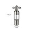 Pepper Mill Manual Stainless Steel Salt and Pepper Grinder Set with Adjustable Ceramic Grinding Spice Grinder