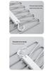Stainless Steel Non-Slip Folding Pants Hanger & Drying Rack - Multifunctional, Non-Marking Storage Solution