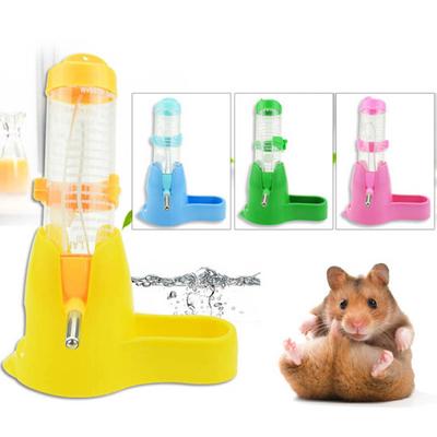 80ml/120ml Hrănitor Hamster Capacitate Mare Plastic Rezistent la Picurare 2 în 1 Distribuitor Automat Hrănitor Apă Recipient Alimente Consumabile Animale de Companie