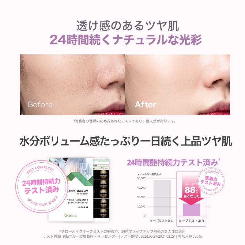 SELFBEAUTY Uniconic Fixer 50ml Makeup Keep Mist Portable Korean Cosmetics Japanese [Official Product] (Glowing Skin)