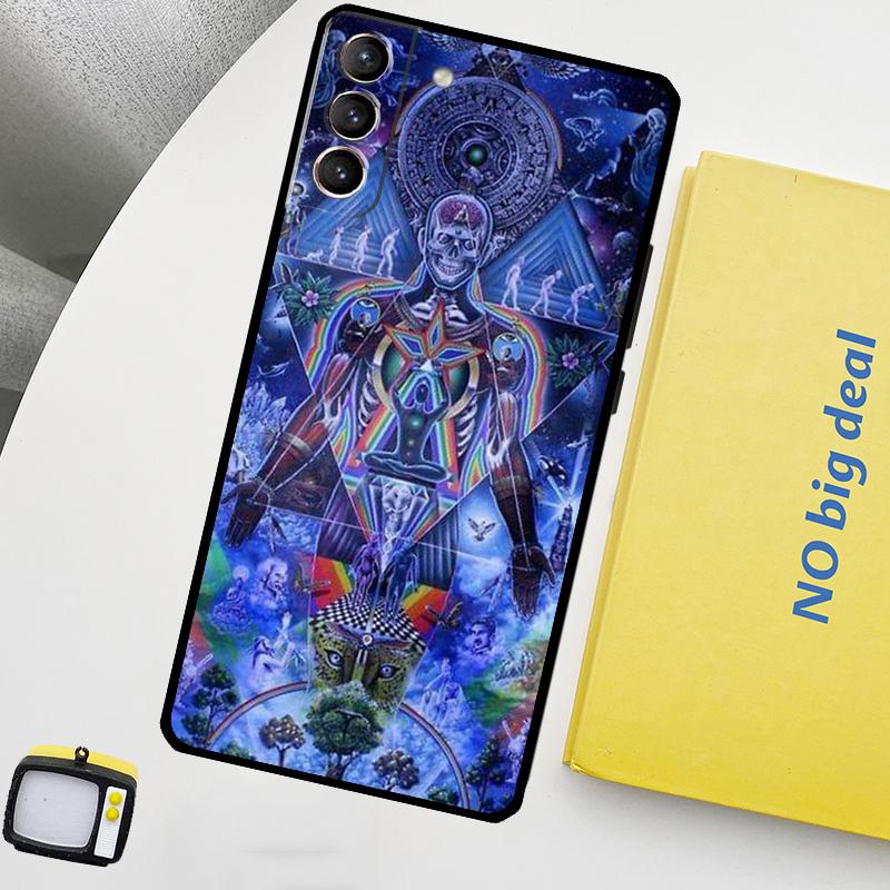 Spiritual Trippy Psychedelic Phone Case For Samsung Galaxy S25 Ultra S20 S21 S22 S23 Plus S9 S10 S25 FE S24 Ultra Cover