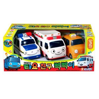 Kórejské detské hračky Tayo Friend Squeak Set