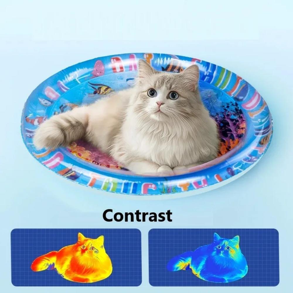 Sensory Water Mat Thickened Sensor Play Water Sensor Cat Mat Pet Supplies Cleaning Cooling Mat Summer Cat Pets Accessories