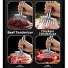 304 Stainless Steel Meat Tenderizer Professional Tool Kitchen Hitting Mallet Meat Pounder  Roasting
