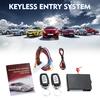 Universal Car Remote Central Kit Locking Keyless Entry System 4 Button DC 12V for Car Vehicle Automotive Support Trunk