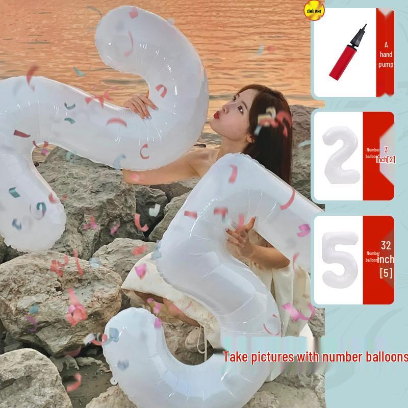 Beach Travel Balloon Photo Props for Team Building and Outdoor Shoots