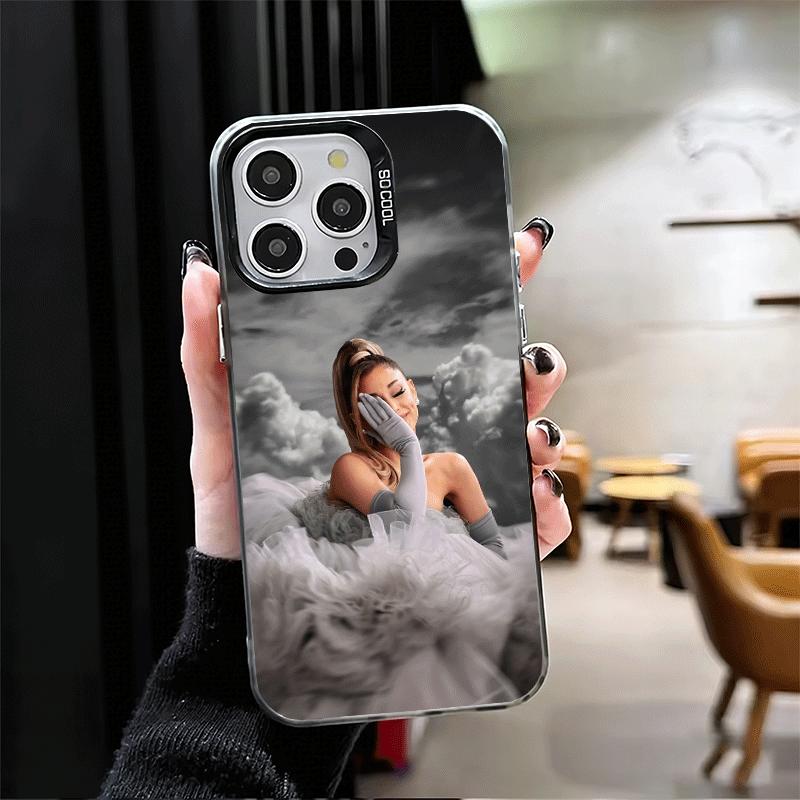 A-Ariana G-Grande Soft Phone Case for iPhone 15 16 17 Pro Max 17Air 16E 14 Plus 13 12 Mini Shockproof Cover Back Shell