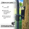 Weatherproofed Double Opening Barn Latches Heavy Type Metal Locking Bolts Secure for Livestock Gate