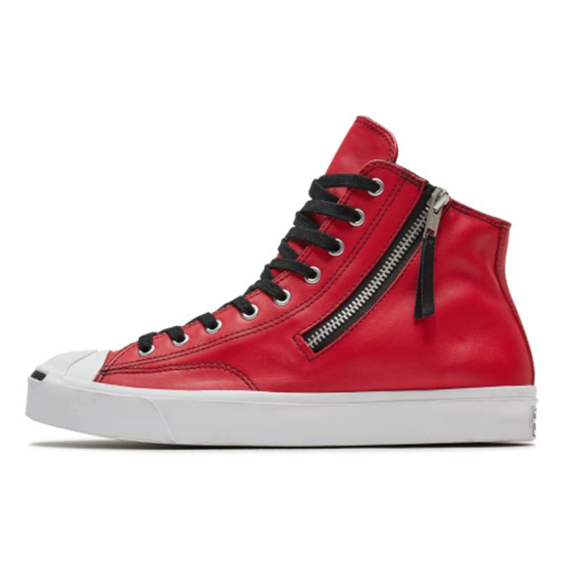 

Converse Jack Purcell Zip Винтажные Повседневные Высокие Кеды из Канваса Унисекс Красные 40.5