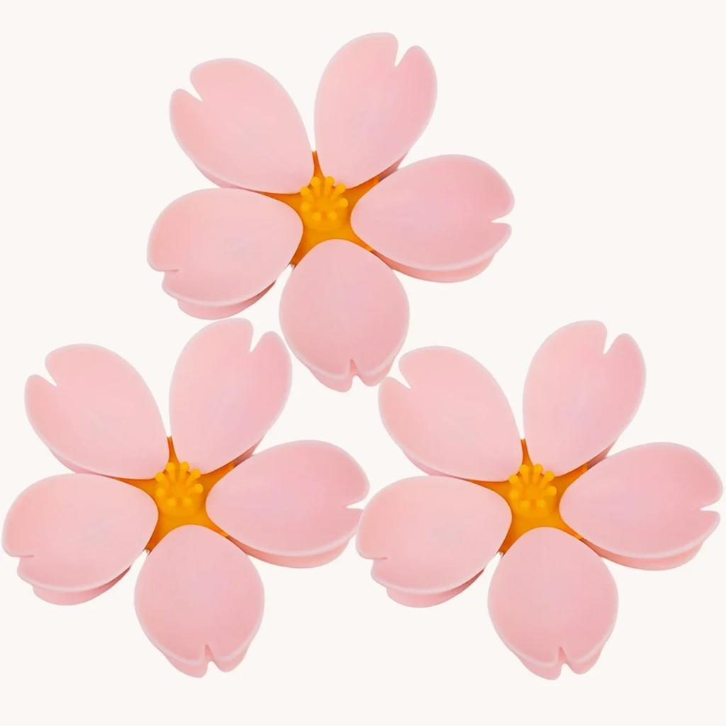 Moisture-proof Sakura Magnetic Clip Cute Style Snack Storage Sakura Sealing Clip Food Preservation Fridge Magnet