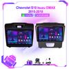 Rádio de carro para Chevrolet S10 Isuzu DMAX 2015-2018 GPS Navegação Áudio Multimídia Estéreo Carplay Android Auto Tela IPS Unidade principal