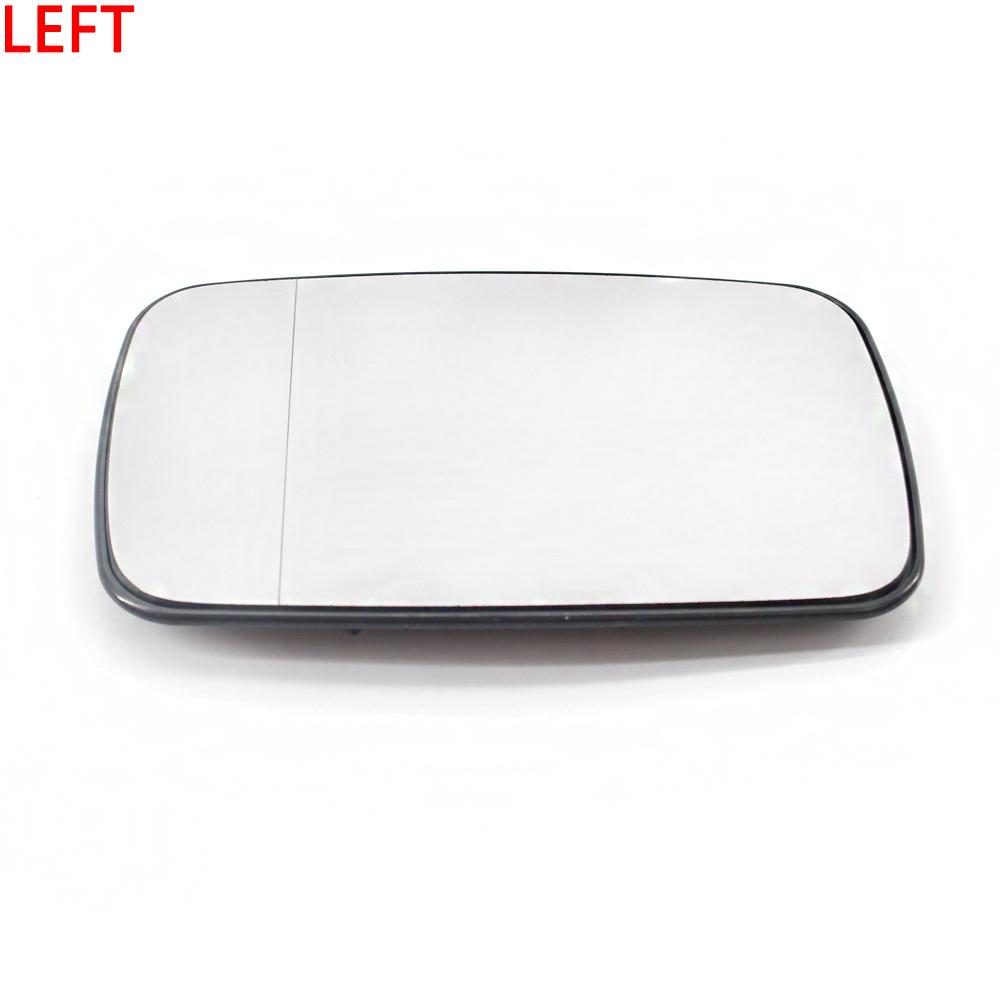 1X Replacement For BMW E46 Sedan 1998-2006 Left Right Side Car Glass Heated Rearview Mirror Glass 51168250438 Car Accessories