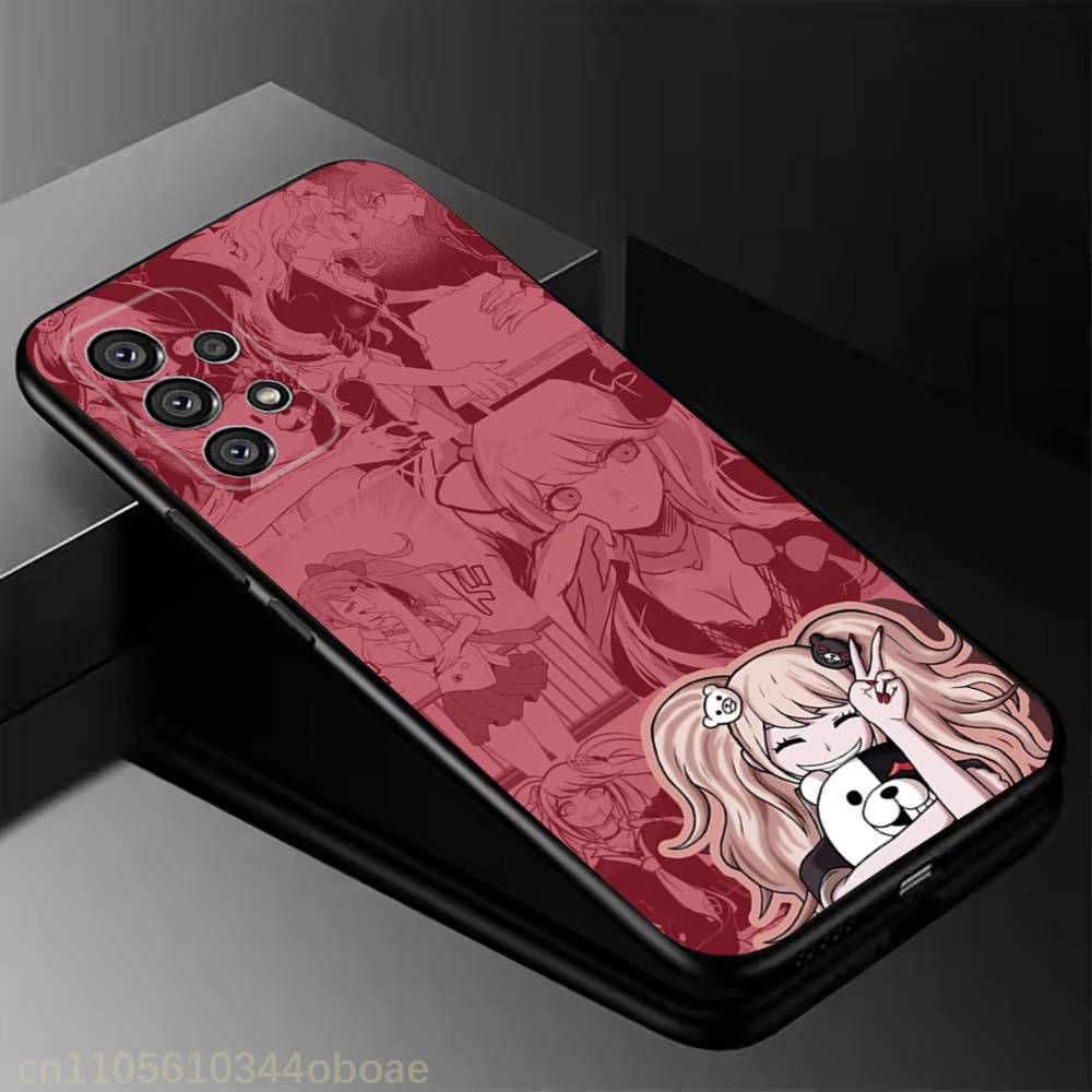 D-Danganronpa Enoshima Junko Phone Case For Samsung Galaxy A13,21s,22,31,32,52,53,71,80,A91 Soft Black Shell