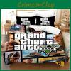 Theft Grand Game Auto Bedding Set Cartoon Duvet Covers Pillowcase Bedclothes