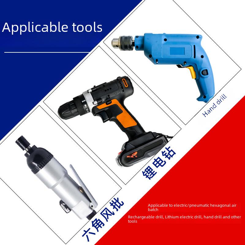 Electric Dual-Head Screwdriver: High-Hardness, Strong Magnetic, Anti-Slip, Super Hard Industrial Drill