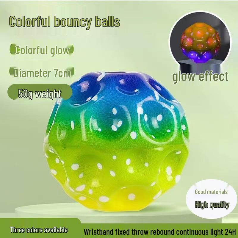 Moonstone Elastic Wrist Ball - Children’s Decompression Return Ball for Outdoor Play