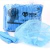 100Pcs Disposable Non-Woven Strip Hat Hotel Workshop Dust Cap Blue White Shower Cap For Spa Hair Salon Beauty Accessories