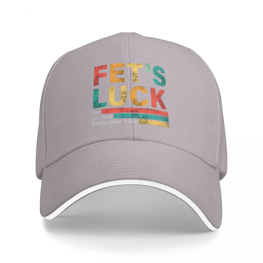 Baseball Caps Fets Luck Trendy Meme Funny Casquette FeUnisex Unisex Casual Spring Hats